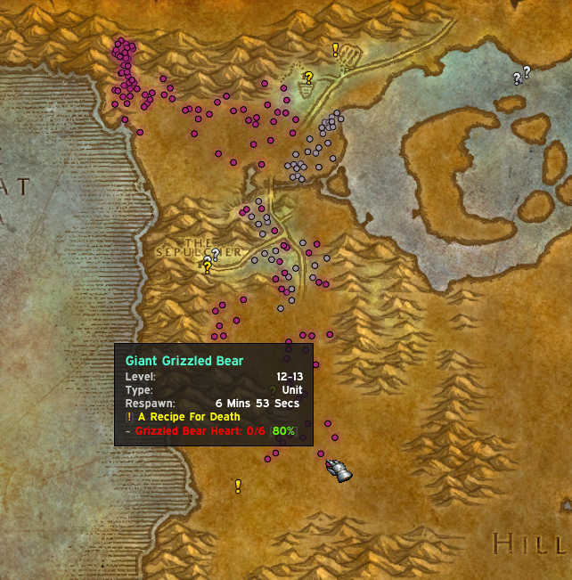 pfQuest screenshot 1