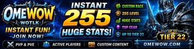 OmeWoW lvl 255 Mege Funserver