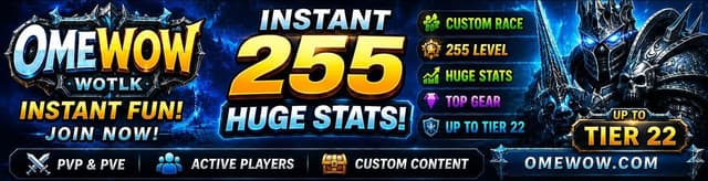 OmeWoW lvl 255 Mege Funserver